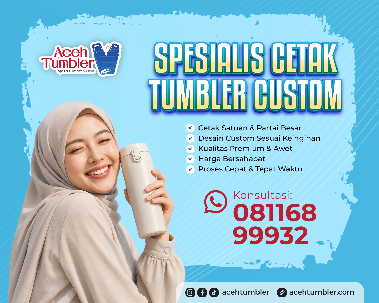 Aceh Tumbler Solusi Cetak Tumbler Custom di Aceh